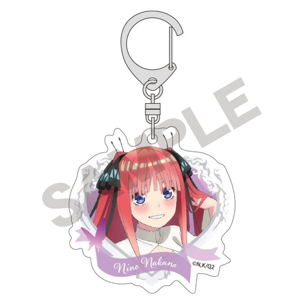 『五等分の花嫁∬ 』中野二乃 アクリルキーホルダー ハートフレーム